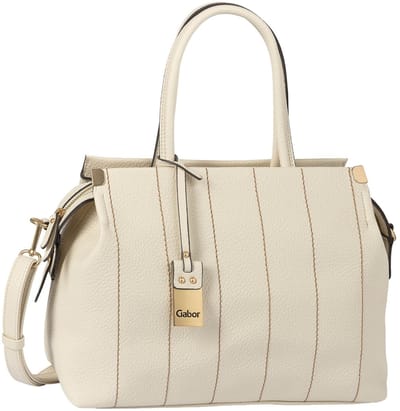 Gabor handtas schoudertas Gela Stripe Hand Bag Cream White crème