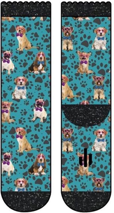 Sock My Feet bow tie dog maat 39/42