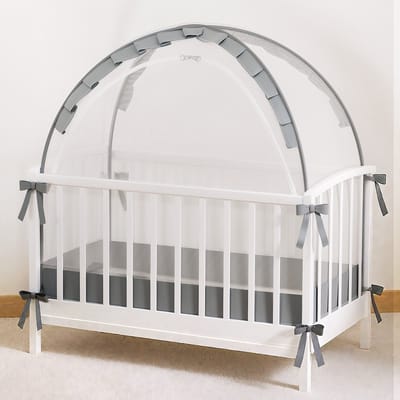 Babybed Klamboe met Popup-Functie – Automatisch Slot Rits, Grote Opening, Draagbaar Muskietennet voor Ledikant – Veilig & Ademend
