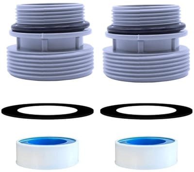Dailygoods - Zwembadslangadapterset voor 40 mm Slang met Afdichting