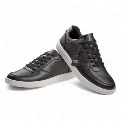Diamant Dancesneaker - Zwart - Echt Leder - Uniseks - Comfort Fit - Wijdte G - Ademend en Lichtgewicht - Zool met Pivot Points - Ideaal voor Lange Dansavonden - Salsa, Bachata, Latin, Streetdance - Diamant - RITMO 214 - 502 - 052 - Zwart - 45