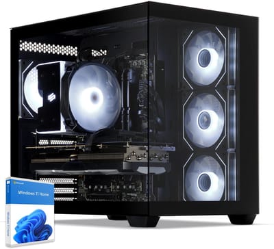 Sedatech Advanced Gaming PC Maxi Vision • AMD Ryzen 5 7600X 6x 4.7GHz • Geforce RTX4060 • 32Gb DDR5 • 2Tb SSD M.2 • WiFi • Bluetooth, USB C 4.0 • Windows 11 • Desktop computer
