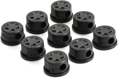 Dailygoods - 9 stuks veerkabel opgeruimde clips, draadhouders voor kabels, zelfklevende draadorganisatoren voor bureau, nachtkastje, auto, kantoor en keuken
