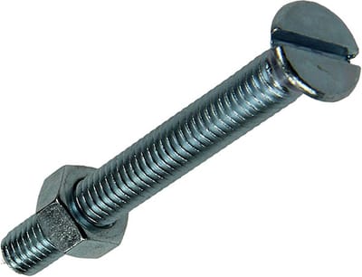 M.schroef moer ck m5x40mm rvs 8st Deltafix