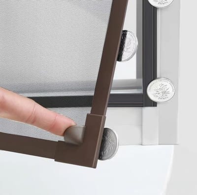 Magnetisch raamhor - 120*120cm - muggenwerend raam - geen boren nodig - geschikt voor dakramen en slaapkamers - zelfklevend magnetisch - zelf te installeren hor - verwijderbaar - muggenwerend