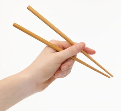 Premium Eetstokjes - 1 paar - 24cm x 6mm - Sushi - Hout - Naturel - Noodles - Noedels - Bamboe - Japanse Chop Sticks