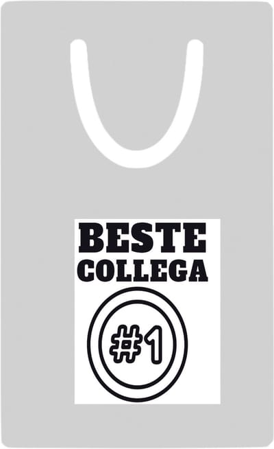 Hacebo® - Beste collega metalen boekenlegger - Beste collega - teamgenoot - cadeau Bladwijzer boekenleggers - 7.6 cm x 5cm
