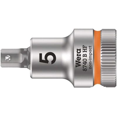 Wera 8740 B HF 05003033001 Dop (zeskant) Dopsleutelinzetstuk Houderfunctie 5 mm 3/8 5 mm 3/8 (10 mm)