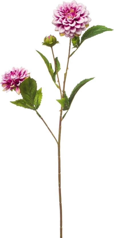 Emerald - Kunstbloem Dahlia mini 68cm paars - Kunstplant voor binnen