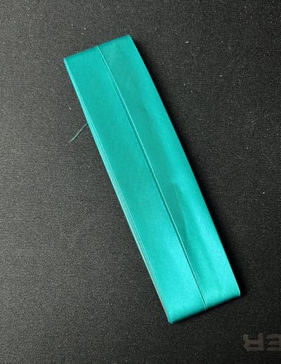 bieslint satijn zeegroen