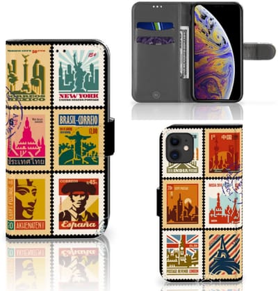 Apple iPhone 11 Flip Cover Postzegels