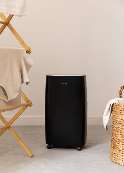 CREATE - Dehumidifier - 2 ontvochtigingsstanden - 24 uur programmeerbare timer - Zwart - DRYPLUS XL-CUBIC