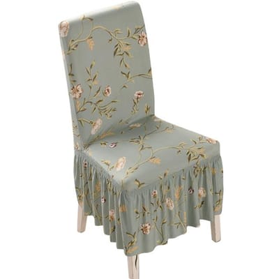 Housse de protection pour chaise de salle à manger en spandex extensible, housse de siège de chaise de banquet super ajustée pour jupe de chaise d'hôtel et de cérémonie de mariage 1 piece gray