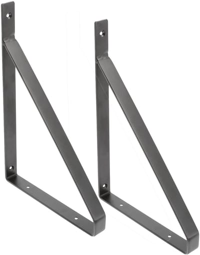 1 Paar Plankconsoles RK08 zwart Schapdrager Plankdrager Planksteun Wandkonsolen van SOTECH