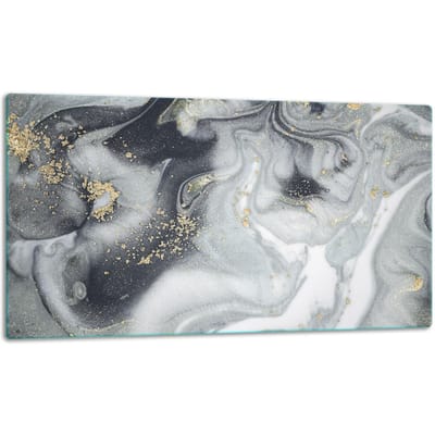 TMK ArtDeko - Snijplank - Glas - 52x30cm - Marmereffect