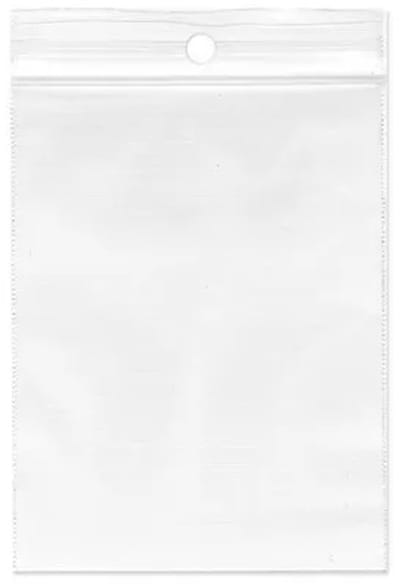 DiscountOffice Gripsealzak 300x400mm Transparant 50 micron ldpe 5mm ophanggat (1000 st)