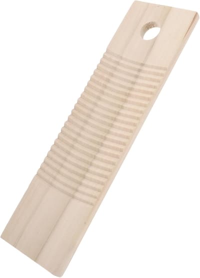 Waskwast Hout - Kleding Reiniger - Handwas Kleding - Naadloos Ontwerp - 45 x 13 cm - Beige
