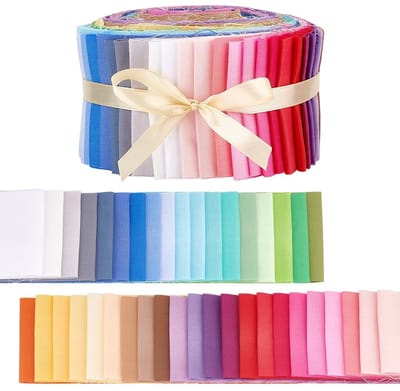 Dailygoods- Katoenen Stoffen 40 Vellen - Quiltstoffen - Katoenen Stroken - Voorgesneden Patchwork - Knutselstofbundel - Zacht Materiaal - Quiltstof