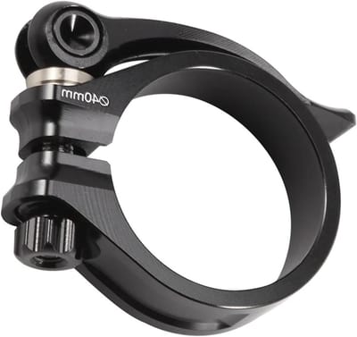 Zadelpenklem - Fietsonderdeel - Zadelhoogte Verstellen - Snelle Ontgrendeling - 40mm - Zwart