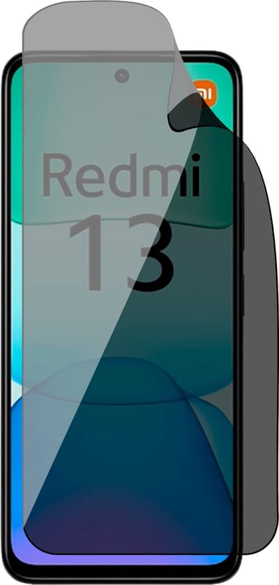 Privacy Screenprotector geschikt voor Xiaomi Redmi 13 4G - 1x FlexGuard Screen Protector