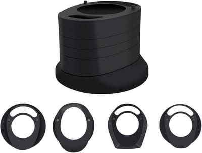 Fiets Stuurverhoger - Afstandhouder Set - Rijcomfort Aanpassen - Lichtgewicht Nylon Materiaal - 28.6mm Diameter - Zwart