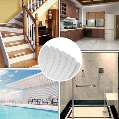 carmdering - Antislip Tape - Traptapijt - Veiligheidstape - Transparant, waterbestendig, weerbestendig, sterke kleefkracht - Voor trap & badkamer - Beschermt tegen uitglijden