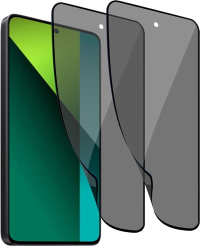 2x Geschikt voor Xiaomi Redmi Note 13 Pro / POCO M6 Pro - Privacy Screenprotector - Beschermglas Folie - Privé GuardCover