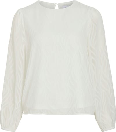 VILA Stijlvolle Blouse met Transparante Mouwen en Modieus Patroon