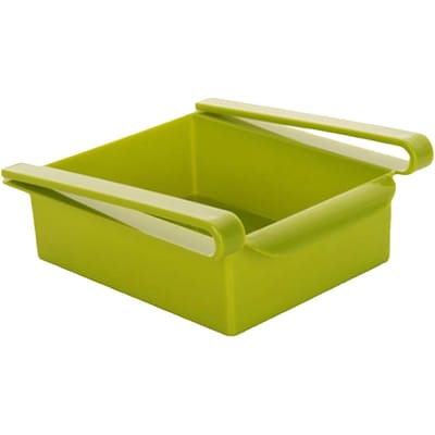 Koelkastlade Organizer Uittrekbaar Multifunctioneel Koelkast Hangende Lade Opbergbak voor Ei beige