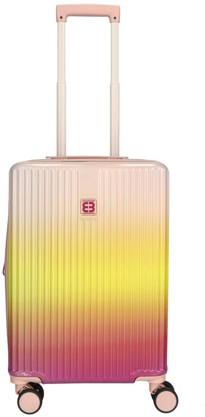 Enrico Benetti Havana Handbagage Koffer - 55 cm - 46 liter - Expandable - TSA Slot - Fuchsia Ombré