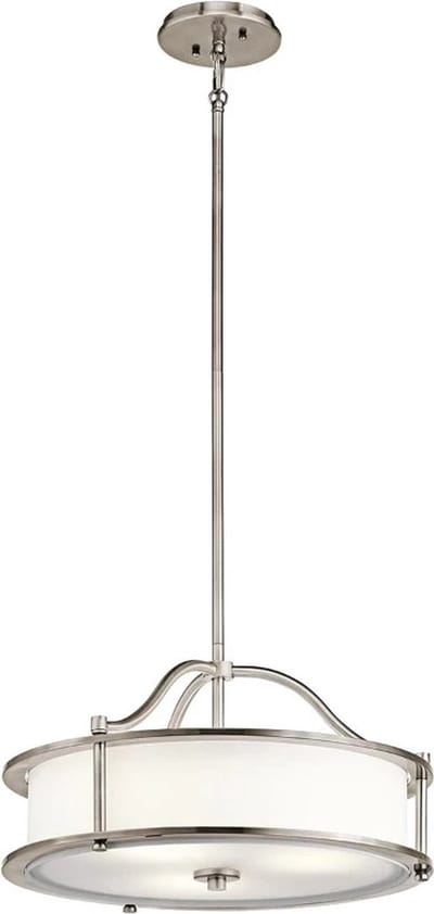 Moderne Hanglamp - Steady Lighting - Metaal - Modern - E27 - L: 45.7cm - Voor Binnen - Woonkamer - Eetkamer - Blauw