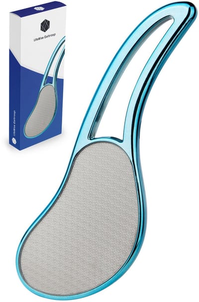 LifeWise® Nano Glas Eeltrasp - Eeltverwijderaar - Voetvijl - Eeltvijl voor Voeten - Blauw