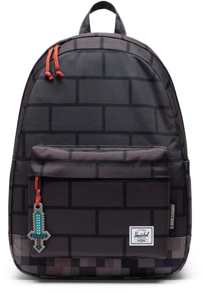 Herschel vrijetijdsrugzak rugzak Minecraft Classic Backpack 26L The Nether donkergrijs