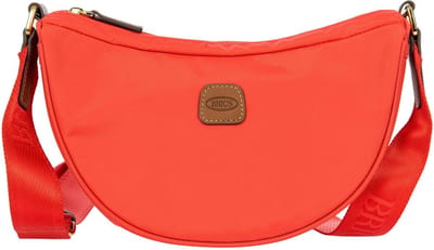 BRIC'S schoudertas X-Bag Halfmoon Bag Poppy rood
