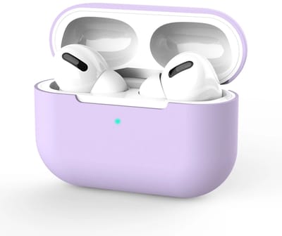 AirPods Hoesje geschikt voor Apple AirPods 4 – Lavendel - Siliconen Beschermende Case