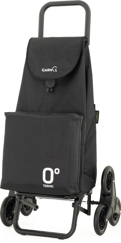 Garmol Boodschappentrolley G3X3 Termico Travel - Trappenstijger - Zwart