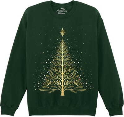 Kerstboom Christmas Night Glowing Tree The Coloured House Sweater S