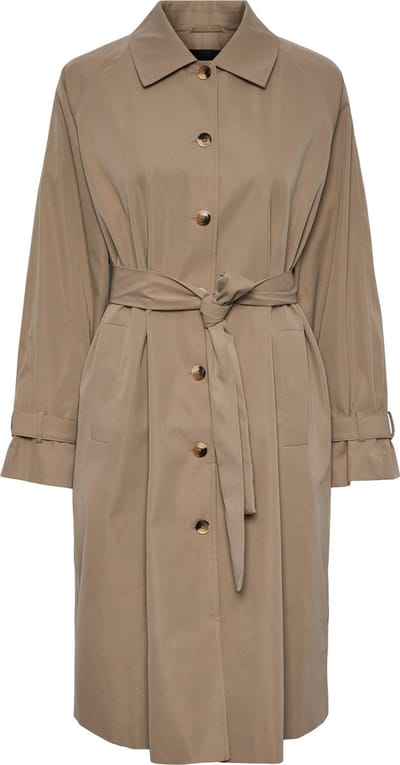 PIECES PCBELLEN TRENCHCOAT Dames Trenchcoat - Maat S