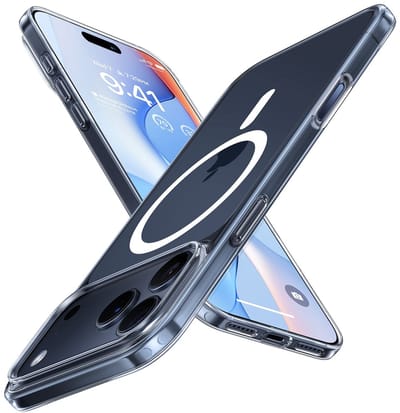 TORRAS Slim Fit Mag - Hoesje Geschikt voor Apple iPhone 17 - Back Cover Compatibel met MagSafe - Transparant