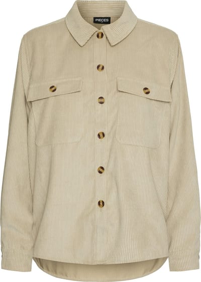 PIECES - PCEFFI LS CORDUROY SHIRT WVN NOOS BC - Dames - Blouses