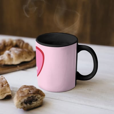 Magische Mok - Foto op Warmte Mokken - Koffiemok - Quote - Moeder - Roze - Magic Mok - Beker - 350 ML - Theemok - Mok met Tekst