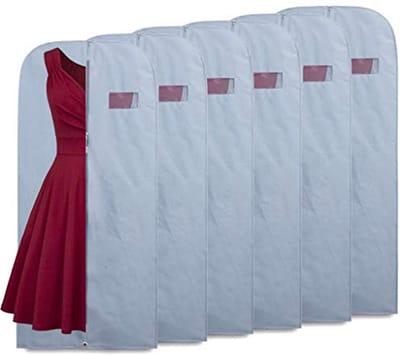 Ademende Kledinghoezen - 6 Stuks - Stofdicht en Beschermend voor Jurken en Kostuums - 60cm x 138cm