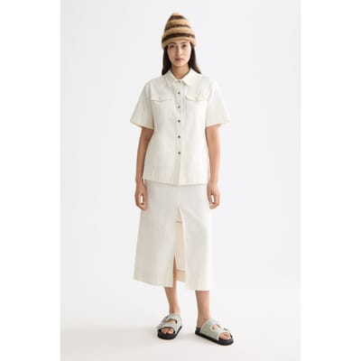 Scotch & Soda Patch Pocket Short Sleeve Shirt Eggnog Taglia: 34 | Magliette intime Outlet | Donna