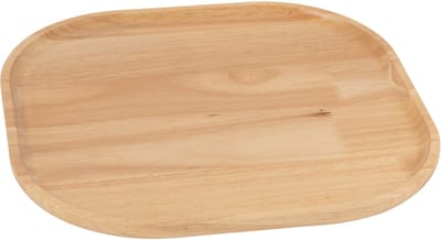 J-Line decoratie plateau - hout - naturel - small