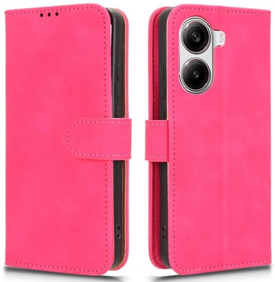 Coverup Hoesje - Geschikt voor Xiaomi Poco X7 Pro Hoesje - Coverup Book Case - Roze