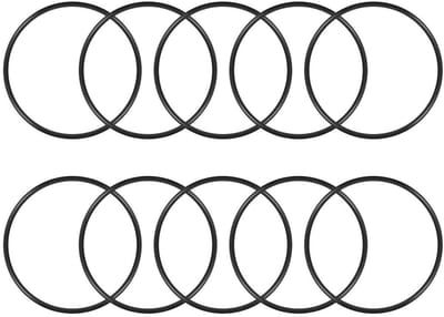 Dailygoods- O-ringen Nitrilrubber 10St - 120mm Buitendiameter - 110mm Binnendiameter - 5mm Breedte - Afdichtingsringen - Geschikt voor Loodgieterswerk