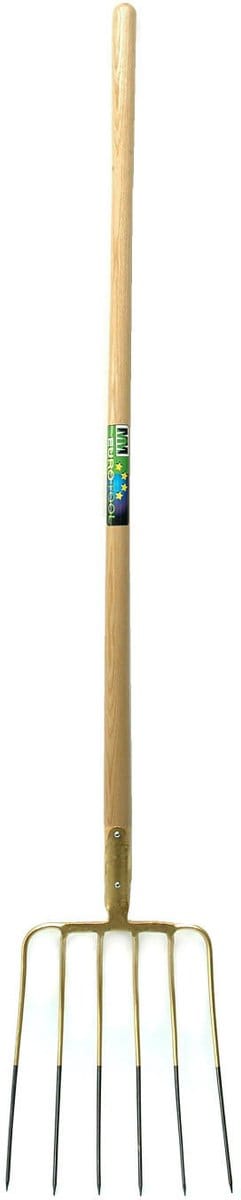 MM Eurotool Maisvork met 6 tanden en houten steel | 130 cm