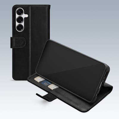Mobilize Telefoonhoesje geschikt voor Samsung Galaxy S26 Plus Hoesje | Mobilize Premium Gelly Bookcase Portemonnee | Pasjeshouder voor 3 Pasjes | Telefoonhoesje voor Pinpas / OV Kaart / Rijbewijs - Zwart
