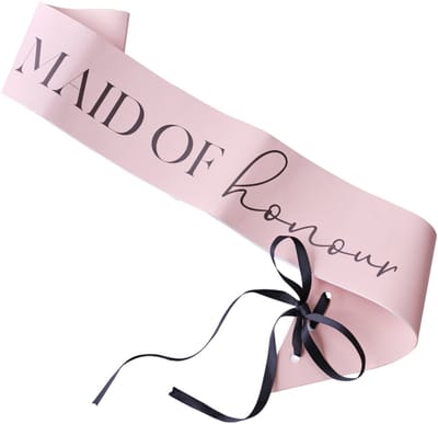 Ginger Ray - Ginger Ray - Sjerp Maid of honour - roze zwart