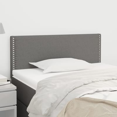 vidaXL - Hoofdbord - 90x5x78/88 - cm - stof - donkergrijs